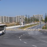 Ambilly (F) devra verser 8,5 millions de francs à Genève à titre d'impôt sur les bénéfices suite à la vente de terrains qui ont permis la construction du quartier de Belle-Terre à Thônex (archives). KEYSTONE/MARTIAL TREZZINI